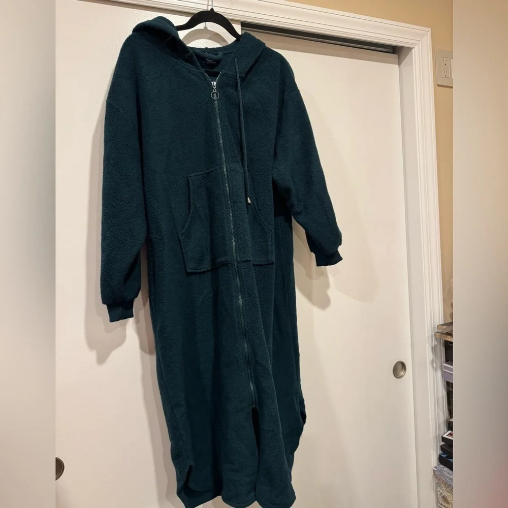 Cozy‎ Dark Green Hooded Jacket